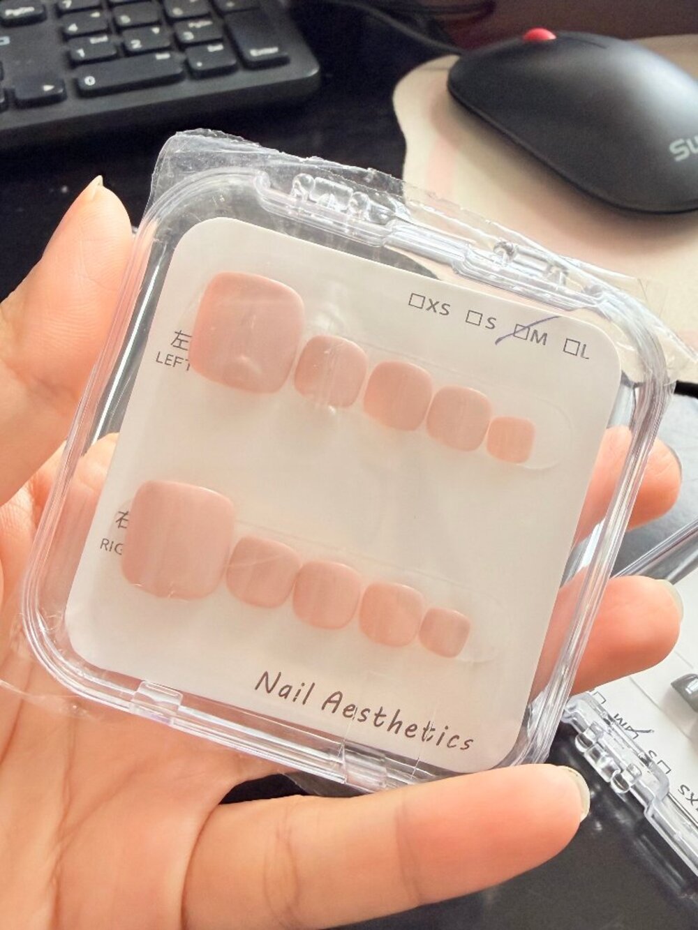 Customizable handmade press-on nails reusable